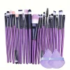 20Pcs Makeup Brush Set Eyeliner Brush Blending Brush Makeup Brushes for Cheeks Eye Cosmetic Foundation Brush Make Up Brushes Set