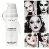 White Liquid Foundation, Full Coverage Heavy Duty Coverage, Creamy Liquid Formula for Goth Makeup, Cosplay, Long-Lasting Matte