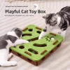 Cat Puzzle Toy Felt Puzzle Box Cat Exercise Toy With Ball Indoor Sports Entertainment Hunting Cat Toys For Indoor Cats