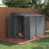 Outdoor multifunctional metal storage shed, garden tool storage room, waterproof tool room