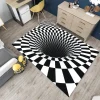 3D Vortex Rug Illusion Rug Optical Illusion Rug Popular Home Decor Area Rugs Aesthetic Rug Rugs Living Room Housewarming Gift