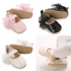 Cute New 0-18M Girls' Newborn Baby Shoes Classic Fashion Soft Sole Casual Princess Shoes First Walker Soft Sole for Toddlers