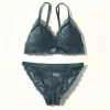 Women Lace Bra Panties Set Push-Up Bralette Brassiere Sexy Low-Rize Underwear Brazilian Panties Sexy Lingerie Set Intimates