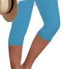 Women Yoga Athletic Pants Super Soft Capri No See Through for Running Workout Home Casual Leggings