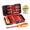 13pcs/8pcs Electrician Repair Tools Kit 1000V Changeable Insulated Screwdrivers Set with Magnetic Slotted Bits