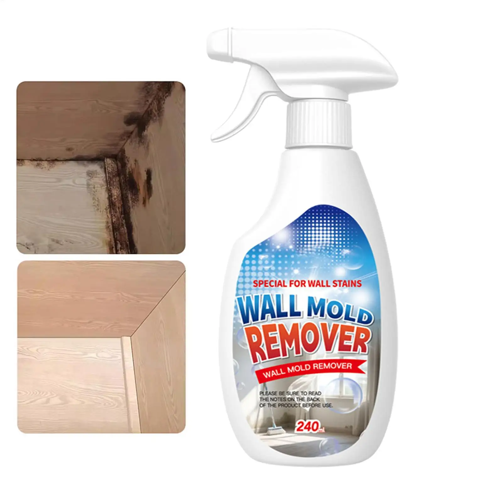 240ml Bathroom Stubborn Stain Remover Spray Highly Scrub Free Effective Cleaning Mist Multipurpose Descaler Spray For Bathtub - Image 4