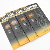 3PCS/Pack Carp Fishing Ready Tied Rigs Loop Rig Used With Booms KLOR HOOK Size 2 4 6 8 Hook Link Sections Combi Rig