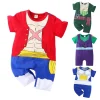 Baby Boy Clothes Toddler Romper Babysuit Newborn Anime Zoro Summer T-shirt Climbing Clothes Infant Stuff Baby Clothing Pajamas