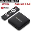 H96 MAX S905L3 Android 14 Smart TV BOX 2GB 16GB Dual WIFI 3D 4K Youtube BT Voice Control Media Player