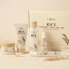 Rice Radiance Skincare Set Hydrate moisturize Firming Fade fine lines Smooth Cleanser Toner Serum Eye Cream Essence Cream set