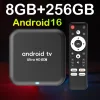 Smart TV Box 2026 Android 16 Q18 RK3518 Dual Wifi 5G Wifi6 Google Assistant 8K Video BT6.0 Netflix 8GB 128GB 256GB Media Player