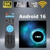 Smart TV Box T95 Android 16 Allwinner H616 256GB 5G Dual Wifi BT5.4 Media Player Netflix YouTube 4K 8K Video HDR10+ Set Top Box