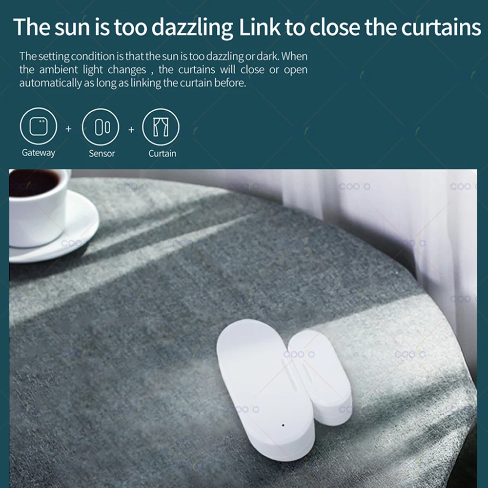 Smart ZigBee Window Door Sensor with Lux or Vibration Detection Home Security Real-time Alarm Work with Home Assistant Z2mqtt - Image 4