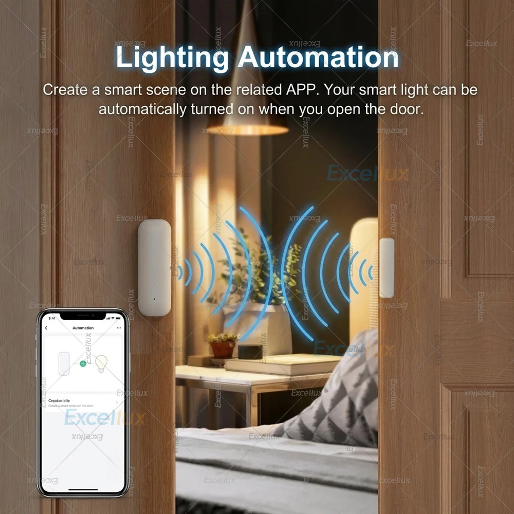 Tuya Zigbee Door Sensor Window Open Closed Detector Smart Home Security Protection Alarm System Works with Home Assistant Z2MQTT - Image 5
