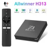 Z1 TV Box Allwinner H313 Android10 TV Box 4K Ultra HD Player WIFI 4G 5G Dual-Band WiFi Smart Voice remote control BT Set Top Box