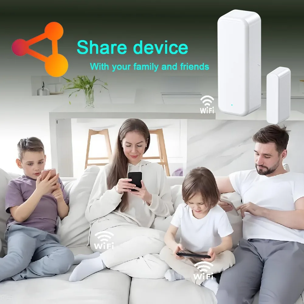 Zigbee 3.0 Door/Window Sensor Door Magnet Alarm supports Home Assistant Z2M HA - Image 2
